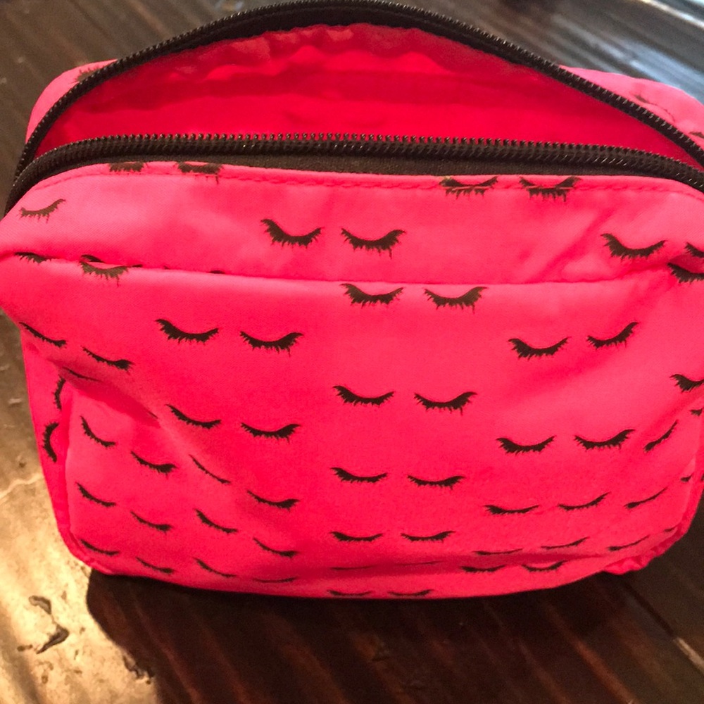 Hot Pink Makeup Bag.
